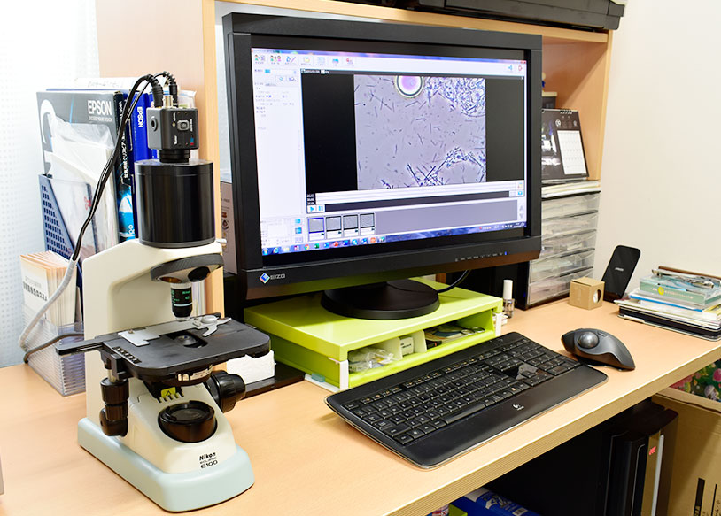 しのはら歯科医院　位相差顕微鏡